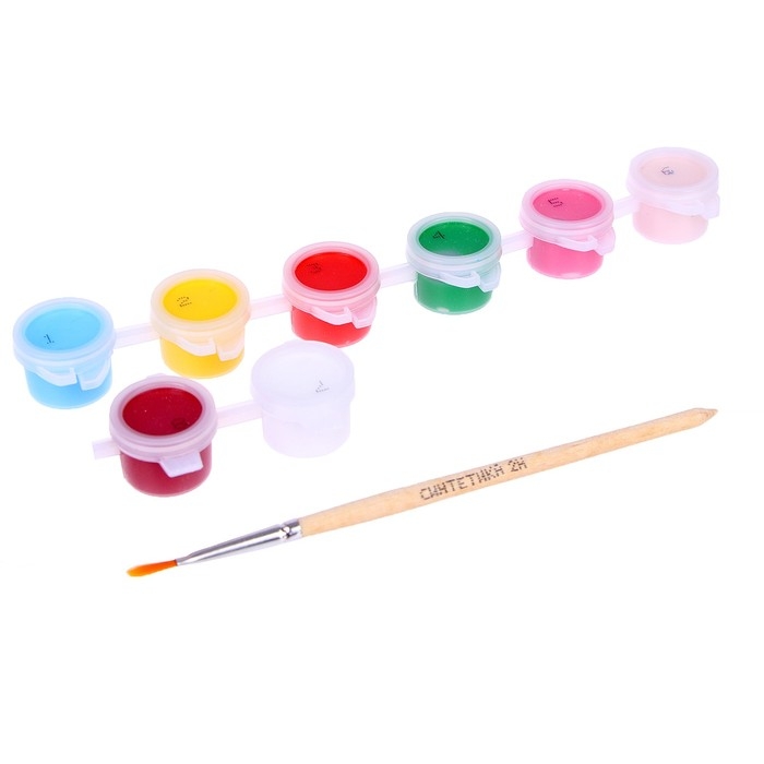 Картина по номерам для детей «Зая с цветами», 21 х 15 см Картина по номерам для детей «Зая с цветами», 21 х 15 см