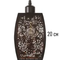 Светильник потолочный BayerLux &laquo;Стрекозы&raquo;, 1&times;40 Вт, Е27, черный, 14&times;14&times;22+100 см