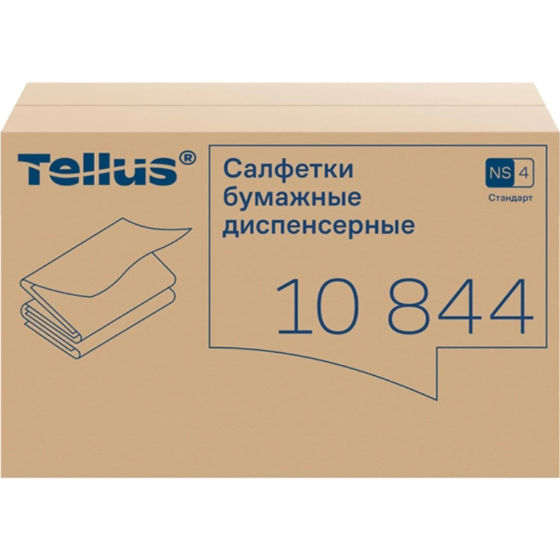 Салфетки бумажные д/дисп Торк/Tellus Экспресснап N4 200л 20пач/уп 10844