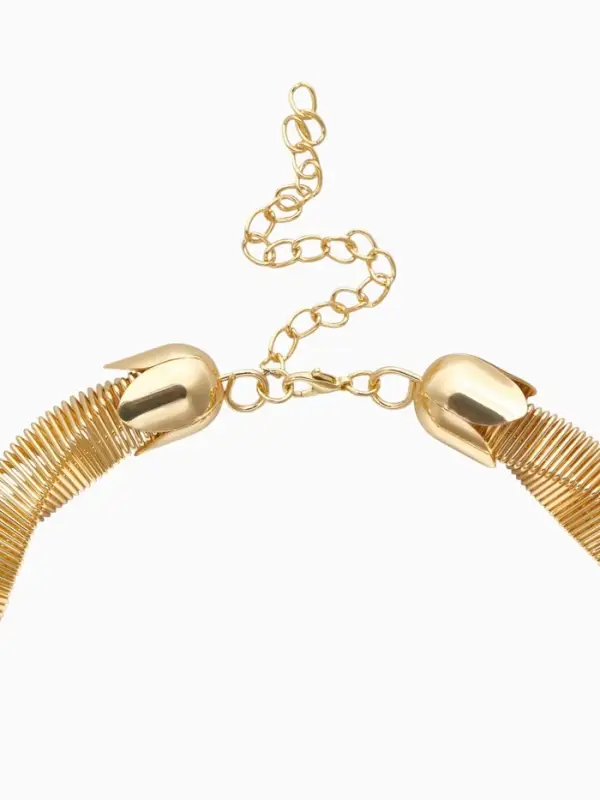 Чокер &laquo;Кручёный Обруч&raquo;, цвет золото