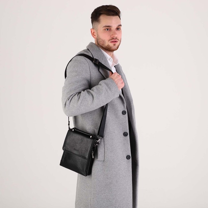 Сумка мужская, цвет чёрный Сумка мужская, цвет чёрный