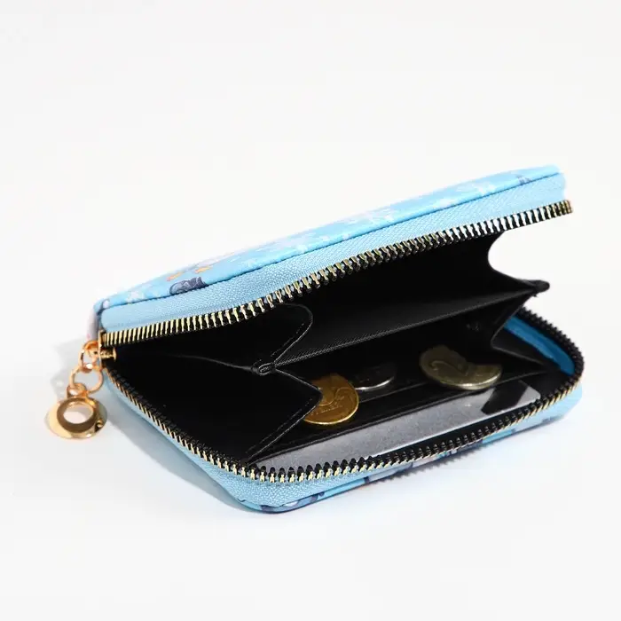 Кошелёк на молнии Выбражулька, голубой
