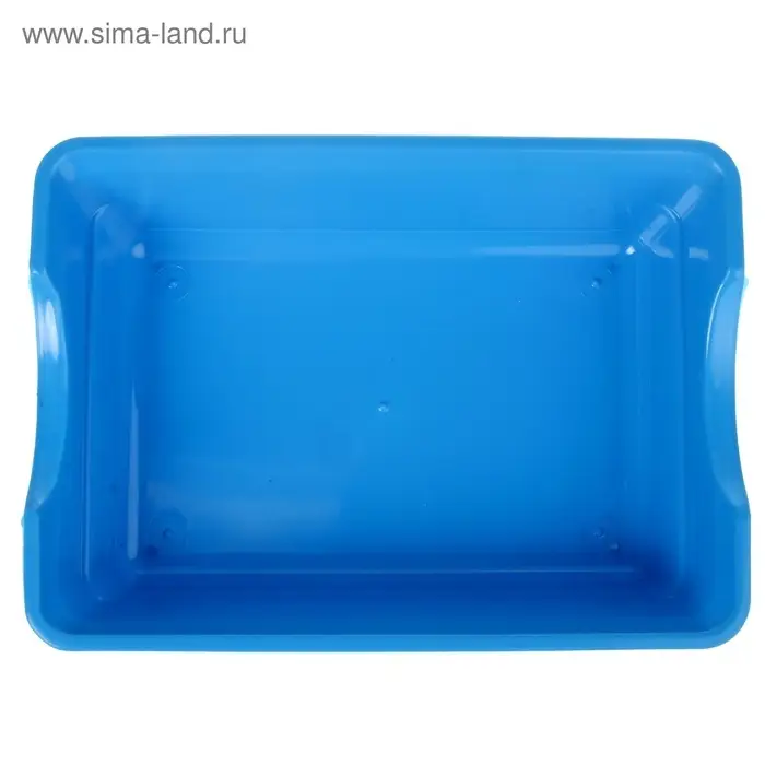 Туалет глубокий без сетки 36&times;26&times;9 см, синий микс