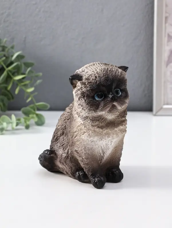 Копилка  Котенок Васька сиамский, 16 см