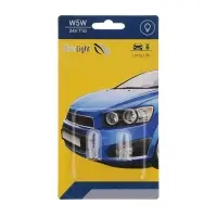 Лампа автомобильная Clearlight, W5W T10, 24 В, набор 2 шт.