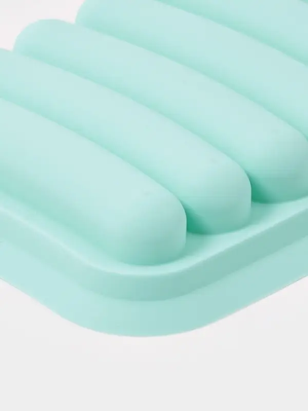 Форма для выпечки и приготовления сосисок Доляна, 6 ячеек, с крышкой, 17.5×13.5,2.8 см, силикон, бирюзовый Форма для выпечки и приготовления сосисок Доляна, 6 ячеек, с крышкой, 17.5×13.5,2.8 см, силикон, бирюзовый