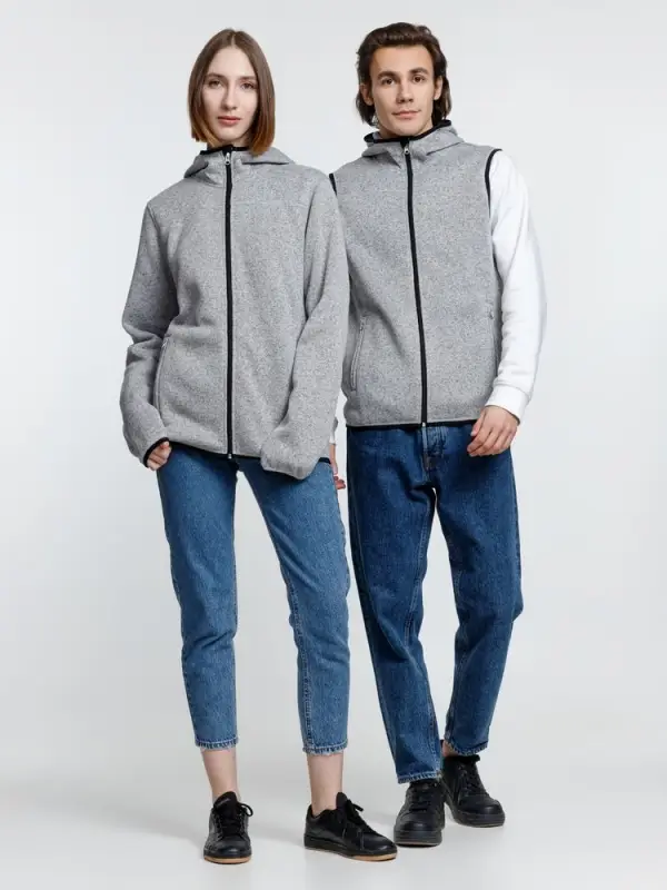 Куртка с капюшоном унисекс Gotland, серая, размер M Куртка с капюшоном унисекс Gotland, серая, размер M