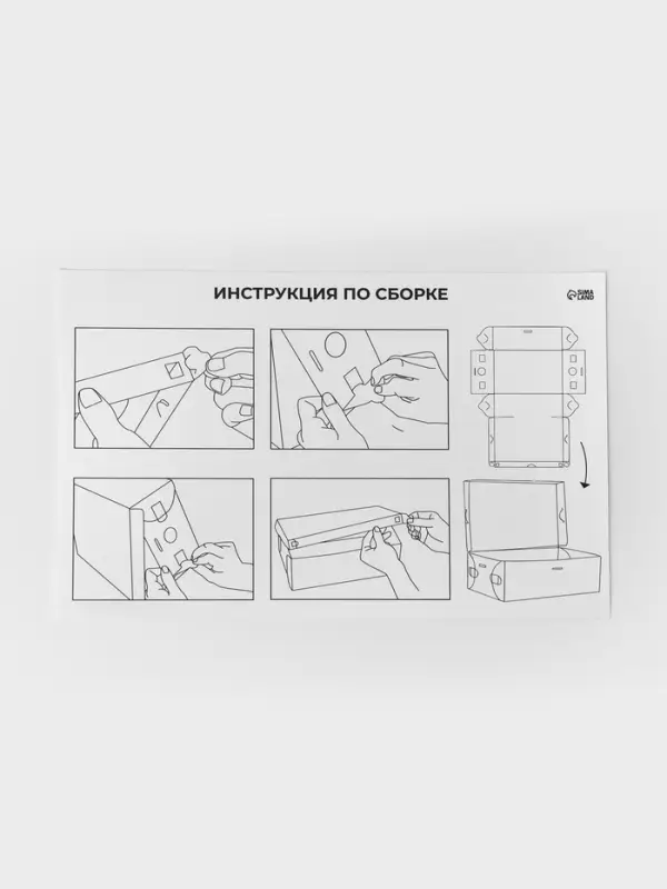 Коробка для хранения сапог с крышкой Uni size, 30&times;52&times;12 см