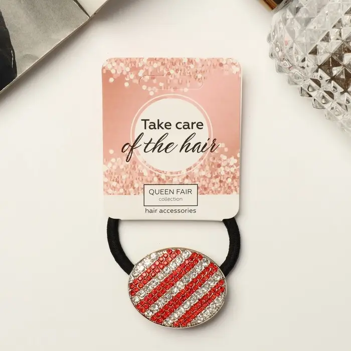 Резинка для волос Резинка для волос "Мадлен" овал, 4,5 см