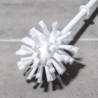 Ёршик для унитаза BEROSSI Breeze, 7×7×35 см, цвет снежно-белый Ёршик для унитаза BEROSSI Breeze, 7×7×35 см, цвет снежно-белый