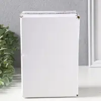 Сувенир полистоун "Лягушка в короне, читает книгу" золото 12х9,3х17 см