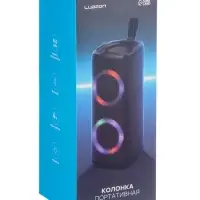 Портативная колонка Luazon LZZ-62, 10 Вт, 800 мАч, подсветка, micro SD, чёрная