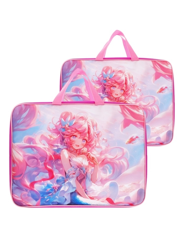 Папка с ручками текстильная А4, 360×245×70 мм, Calligrata TOP «Подводная сказка» Папка с ручками текстильная А4, 360×245×70 мм, Calligrata TOP «Подводная сказка»