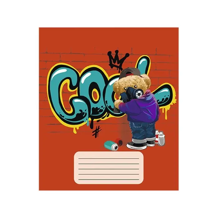 Тетрадь 18 листов в линию Calligrata «Мишки», обложка мелованная бумага, ВД-лак, блок офсет, белизна 95%, МИКС Тетрадь 18 листов в линию Calligrata «Мишки», обложка мелованная бумага, ВД-лак, блок офсет, белизна 95%, МИКС