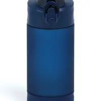 Бутылка для воды onlytop, 550 мл, тритан, с трубочкой, с поильником, синяя