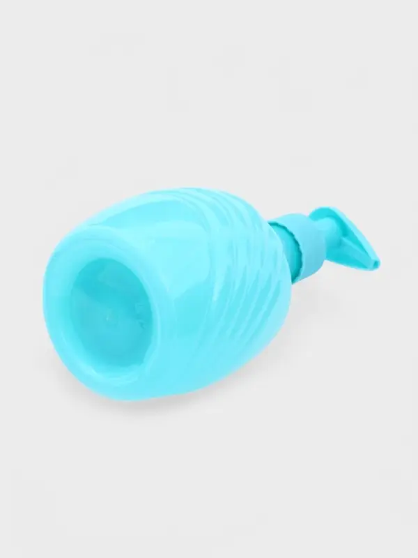 Дозатор для мыла &laquo;Волны&raquo;, 450 мл, 7.8&times;7.8&times;15.5, бирюзовый