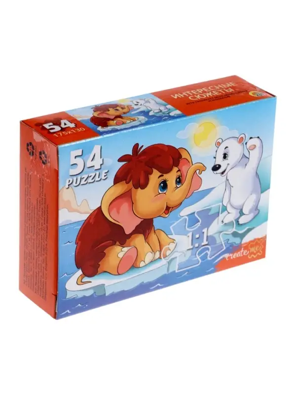 Пазл «Интересные сюжеты», 54 детали, МИКС