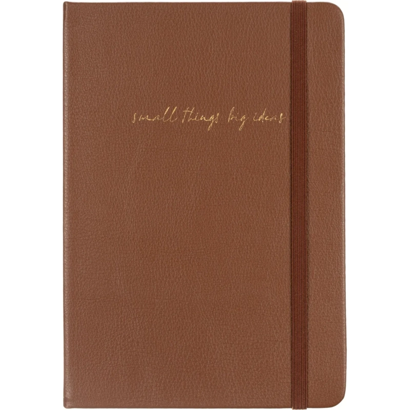 Ежедневник недатированный коричневый, А5, 140x200мм, 136 л. ATTACHE