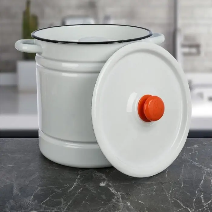 Мантоварка - позница эмалированная, 12 л, 4 вставки, цилиндрическая, белая Мантоварка - позница эмалированная, 12 л, 4 вставки, цилиндрическая, белая