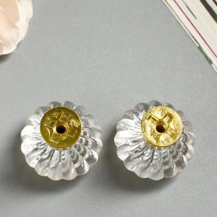 Ручка для шкатулки металл Ручка для шкатулки металл "Кристалл" 2,9х2,9х2,7 см