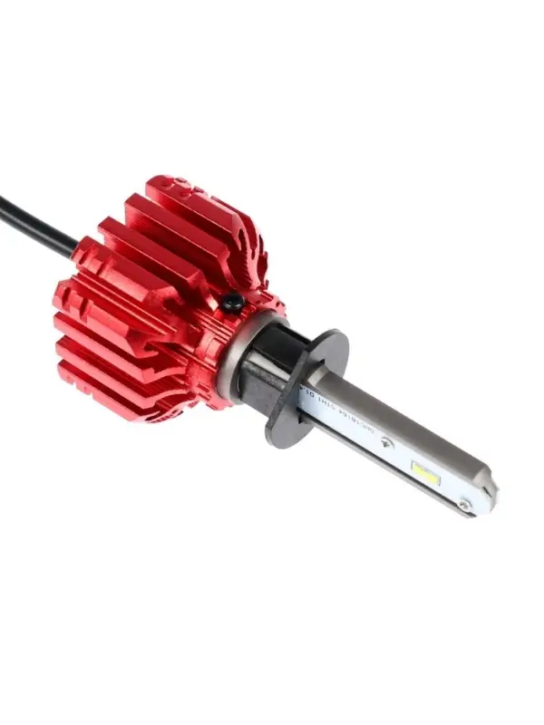 Автолампа светодиодная Н1, 72 Вт, 5000 Лм, 6500 К, IP65, набор 2 шт.