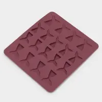 Форма для шоколада Доляна &laquo;Хвост&raquo;, силикон, 25&times;22.5&times;0.4 см, 18 ячеек (5.3&times;4 см), МИКС