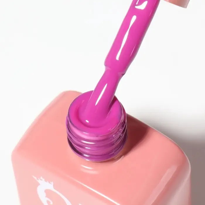 Гель лак для ногтей, однотонный, трехфазный, 10 мл, LED/UV, фиолетовый (205)