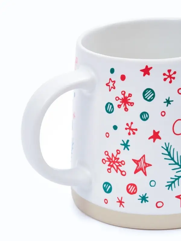 Кружка новогодняя керамическая &laquo;Счастливого Нового года&raquo;, 360 мл, ручная работа