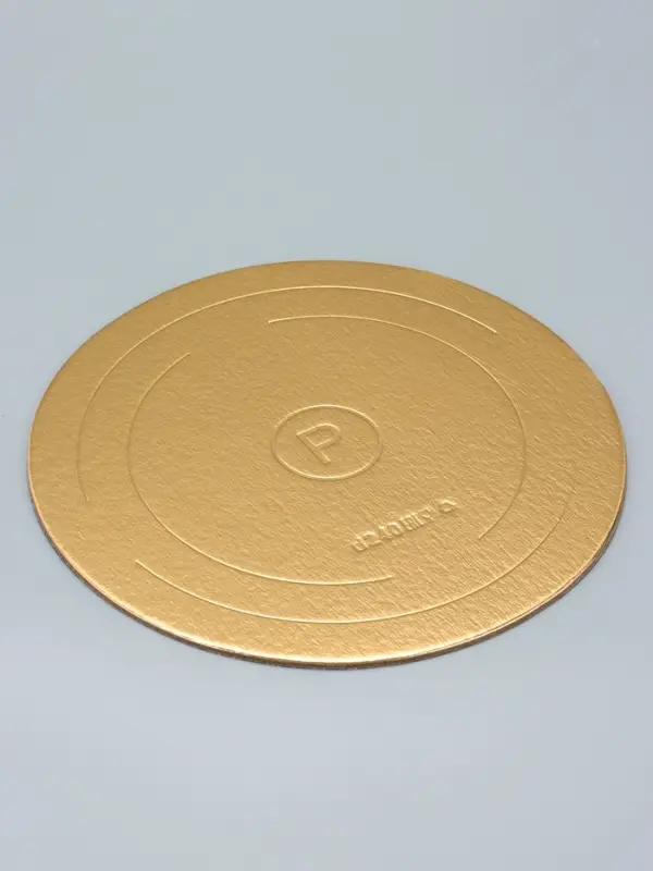 Коробка под торт 2 окна, с ручками, белая, + подложка 2.5 золото - белый, 28&times;28&times;20 см