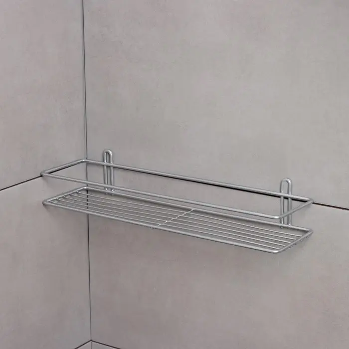 Полка прямоугольная, 1 ярус, Classic, 40×10×7 см, цвет хром Полка прямоугольная, 1 ярус, Classic, 40×10×7 см, цвет хром