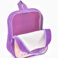 Рюкзак детский 20,5*9*24, отд на молнии, собака сиреневый