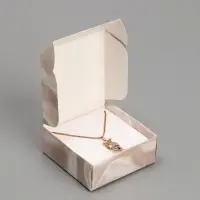 Коробка под бижутерию, упаковка, «Шелк», 7.5 х 7.5 х 3 см