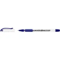 Ручка гелевая, синяя, тонкое письмо 0,5 мм, BIC Gelocity Stiс, удобный держатель для письма