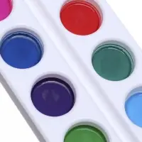 Акварель Calligrata kids, 12 цветов, без кисти, картон, ЭКОНОМ, МИКС