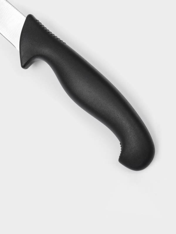 Нож овощной, лезвие 8,5 см, черная ручка Нож овощной, лезвие 8,5 см, черная ручка