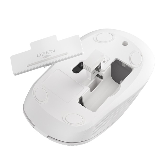 Мышь Borofone BG5, беспроводная, оптическая, 1600 dpi, от одной батарейки ААА, белая Мышь Borofone BG5, беспроводная, оптическая, 1600 dpi, от одной батарейки ААА, белая