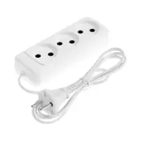 Удлинитель СТАРТ УХ6-103, 3 розетки, 1,5 м, 6 А, ШВВП, с заземлением, белый