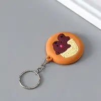 Брелок резина с зеркалом "Капибара" МИКС 4,2х4,2х0,6 см