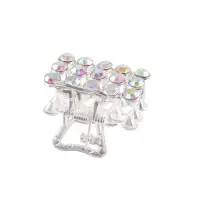 Крабик для волос &laquo;Классик&raquo;, 2.5 см, серебристый