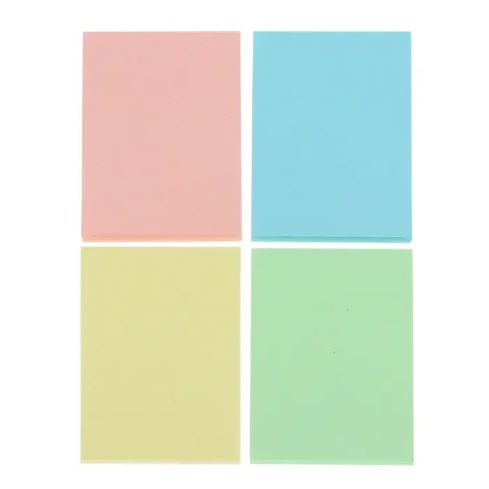 Набор блоков с липким краем, 38&times;51 мм, 4 по 50 листов