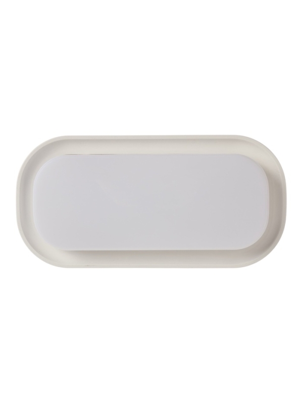 Светильник светодиодный, 24 Вт, IP54, 4000К, 220 В, овал, белый