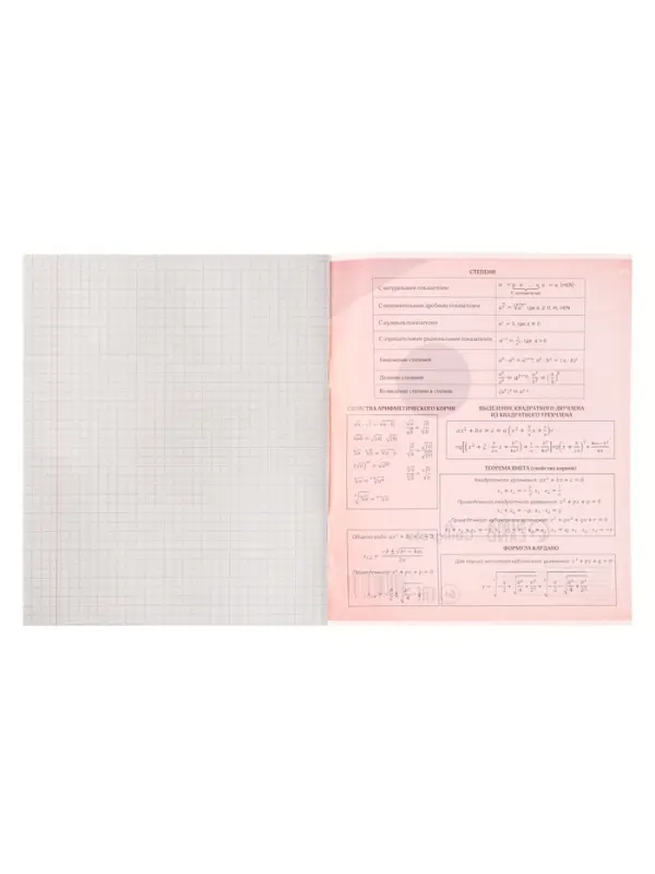 Предметная тетрадь по алгебре Calligrata &laquo;Животные мемы&raquo;, 36 листов, в клетку, со справочным материалом, обложка из мелованной бумаги