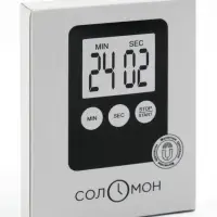 Таймер кухонный &laquo;Соломон&raquo; на магните, электронный, с настольной подставкой, 5.3&times;7 см