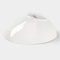 Салатник Доляна White Label, 400 мл, фарфор, белый
