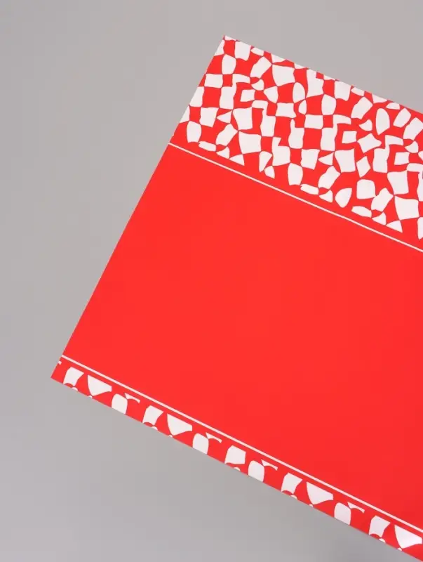 Пленка флористическая для цветов, красная, 57&times;57 см