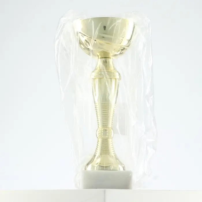 Кубок 150С, наградная фигура, золото, подставка камень, 17.3 см