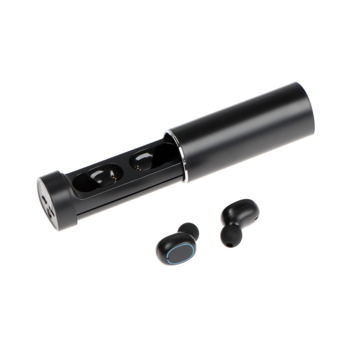 Наушники беспроводные VBT 1.16, TWS, вакуумные, BT5.0, 40/250 мАч, фонарик, чёрные Наушники беспроводные VBT 1.16, TWS, вакуумные, BT5.0, 40/250 мАч, фонарик, чёрные