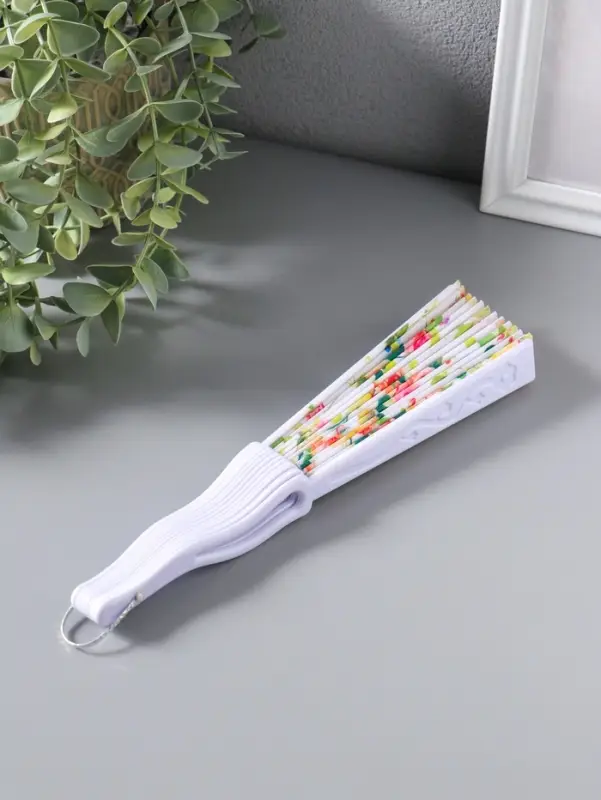 Веер складной &laquo;Кустовые розы&raquo;, 22.5 см