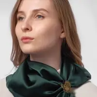 Кольцо для платка &laquo;Бабочка&raquo;, цвет золото в черненом золоте