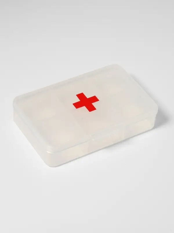 Таблетница «Быстрая аптечка», 6 секций, 8,7 × 5,5 × 1,8 см, цвет прозрачный Таблетница «Быстрая аптечка», 6 секций, 8,7 × 5,5 × 1,8 см, цвет прозрачный